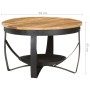 Rough mango wood coffee table Ø68x43 cm by , Coffee table - Ref: Foro24-320794, Price: 117,71 €, Discount: %