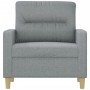 Light gray fabric armchair, 60 cm by , Sofas - Ref: Foro24-359219, Price: 164,57 €, Discount: %