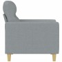 Light gray fabric armchair, 60 cm by , Sofas - Ref: Foro24-359219, Price: 164,57 €, Discount: %