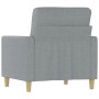 Light gray fabric armchair, 60 cm by , Sofas - Ref: Foro24-359219, Price: 164,57 €, Discount: %