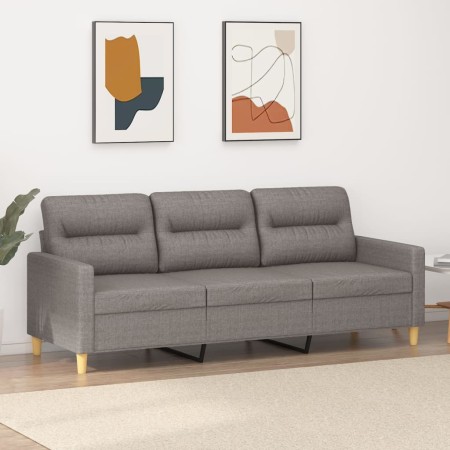 3-seater taupe gray fabric sofa, 180 cm by , Sofas - Ref: Foro24-359250, Price: 301,51 €, Discount: %