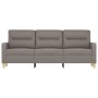 3-seater taupe gray fabric sofa, 180 cm by , Sofas - Ref: Foro24-359250, Price: 301,51 €, Discount: %