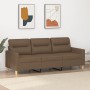 3-Sitzer-Sofa aus braunem Stoff 180 cm von , Sofas - Ref: Foro24-359246, Preis: 301,51 €, Rabatt: %