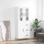 Tall white plywood sideboard 69.5x34x180 cm by , Sideboards - Ref: Foro24-3198497, Price: 175,90 €, Discount: %