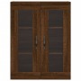 Aparador alto madera contrachapada marrón roble 69,5x34x180 cm de , Aparadores - Ref: Foro24-3198504, Precio: 176,35 €, Descu...