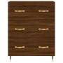 Tall brown oak plywood sideboard 69.5x34x180 cm by , Sideboards - Ref: Foro24-3199736, Price: 167,45 €, Discount: %