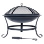 RedFire Brasero Atlanta acero negro 51 cm 85014 de RedFire, Chimeneas - Ref: Foro24-411826, Precio: 68,15 €, Descuento: %