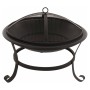 RedFire Brasero Atlanta acero negro 51 cm 85014 de RedFire, Chimeneas - Ref: Foro24-411826, Precio: 68,15 €, Descuento: %