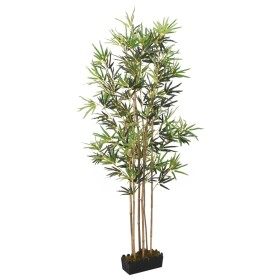 Árbol de bambú artificial con 828 hojas verde 150 cm de , Flora artificial - Ref: Foro24-358965, Precio: 79,36 €, Descuento: %