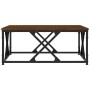 Brown oak plywood coffee table 70x70x30 cm by , Coffee table - Ref: Foro24-835373, Price: 36,78 €, Discount: %