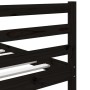 Black solid wood single bed frame 90x190 cm by , Beds and slatted bases - Ref: Foro24-3101252, Price: 121,99 €, Discount: %