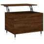 Mesa de centro madera contrachapada roble marrón 60x44,5x45 cm de , Mesas de centro - Ref: Foro24-830947, Precio: 41,99 €, De...