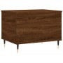 Mesa de centro madera contrachapada roble marrón 60x44,5x45 cm de , Mesas de centro - Ref: Foro24-830947, Precio: 41,99 €, De...