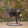 RedFire Brasero canasta Denver acero 51,5x39x45 cm negra 85015 de RedFire, Chimeneas - Ref: Foro24-411827, Precio: 39,99 €, D...