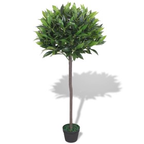 Árbol de laurel artificial con macetero 125 cm verde de , Flora artificial - Ref: Foro24-244452, Precio: 58,65 €, Descuento: %