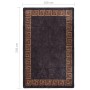 Alfombra lavable antideslizante negro y dorado 160x230 cm de , Alfombras - Ref: Foro24-337931, Precio: 60,54 €, Descuento: %