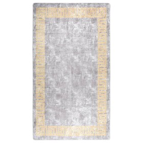 Gray non-slip washable rug 190x300 cm by , Rugs - Ref: Foro24-337938, Price: 92,99 €, Discount: %