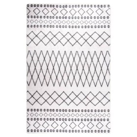 Black and white non-slip washable rug 160x230 cm by , Rugs - Ref: Foro24-337973, Price: 53,89 €, Discount: %