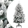 Árbol de Navidad artificial con bisagras y nieve flocada 120 cm de , Arboles de navidad - Ref: Foro24-357791, Precio: 62,27 €...