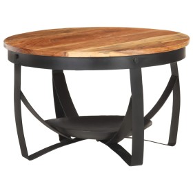 Solid acacia wood coffee table Ø68x43 cm by , Coffee table - Ref: Foro24-320795, Price: 118,58 €, Discount: %