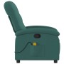 Dark Green Fabric Reclining Massage Chair by , Armchairs - Ref: Foro24-371745, Price: 238,98 €, Discount: %