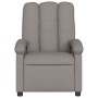 Sillón de masaje reclinable de tela gris taupé de , Sillones - Ref: Foro24-371747, Precio: 244,20 €, Descuento: %