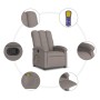 Sillón de masaje reclinable de tela gris taupé de , Sillones - Ref: Foro24-371747, Precio: 244,20 €, Descuento: %