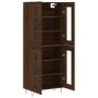 Tall oak brown plywood sideboard 69.5x34x180 cm by , Sideboards - Ref: Foro24-3198312, Price: 157,99 €, Discount: %