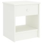 Two white pine wood bedside tables 35x30x40 cm by vidaXL, Nightstands - Ref: Foro24-322228, Price: 72,29 €, Discount: %