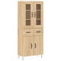 High oak-colored plywood sideboard 69.5x34x180 cm by , Sideboards - Ref: Foro24-3198564, Price: 161,06 €, Discount: %