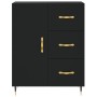 Tall black plywood sideboard 69.5x34x180 cm by , Sideboards - Ref: Foro24-3199794, Price: 159,74 €, Discount: %