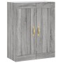 Aparador alto madera contrachapada gris sonoma 69,5x34x180 cm de , Aparadores - Ref: Foro24-3199735, Precio: 166,88 €, Descue...