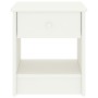 Two white pine wood bedside tables 35x30x40 cm by vidaXL, Nightstands - Ref: Foro24-322228, Price: 72,29 €, Discount: %