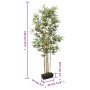 Árbol de bambú artificial con 552 hojas verde 120 cm de , Flora artificial - Ref: Foro24-358964, Precio: 69,36 €, Descuento: %