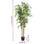 Künstlicher Bambusbaum mit 730 grünen Blättern 120 cm von , Künstliche Flora - Ref: Foro24-358985, Preis: 55,85 €, Rabatt: %