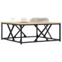 Mesa de centro madera de ingeniería roble Sonoma 70x70x30 cm de , Mesas de centro - Ref: Foro24-835370, Precio: 56,46 €, Desc...