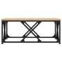 Mesa de centro madera de ingeniería roble Sonoma 70x70x30 cm de , Mesas de centro - Ref: Foro24-835370, Precio: 56,46 €, Desc...