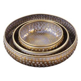 HSM Collection Decorative Bowl Set 3 Pieces by , decorative bowls - Ref: Foro24-442934, Price: 42,05 €, Discount: %