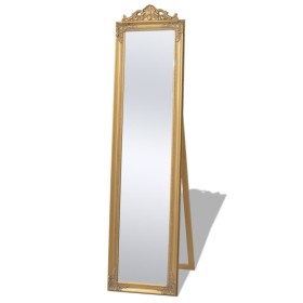 Golden baroque style standing mirror 160x40 cm by vidaXL, Mirrors - Ref: Foro24-243692, Price: 94,99 €, Discount: %