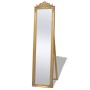 Golden baroque style standing mirror 160x40 cm by vidaXL, Mirrors - Ref: Foro24-243692, Price: 266,72 €, Discount: %