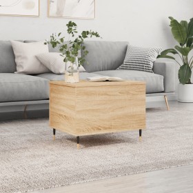 Sonoma oak plywood coffee table 60x44.5x45 cm by , Coffee table - Ref: Foro24-830943, Price: 47,99 €, Discount: %