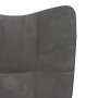 Sillón de relax de terciopelo gris oscuro de , Sillones - Ref: Foro24-328052, Precio: 108,98 €, Descuento: %