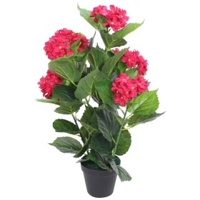 Artificial hydrangea plant with pot 60 cm red by , artificial flora - Ref: Foro24-244440, Price: 26,20 €, Discount: %