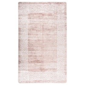 Alfombra lavable antideslizante beige 120x180 cm de , Alfombras - Ref: Foro24-337942, Precio: 35,99 €, Descuento: %