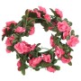 Artificial flower garlands 6 pcs red and pink 240 cm by , Crowns and garlands - Ref: Foro24-359068, Price: 16,78 €, Discount: %