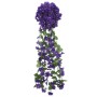 Guirnaldas de flores artificiales 3 uds morado oscuro 85 cm de , Coronas y guirnaldas - Ref: Foro24-359049, Precio: 20,90 €, ...