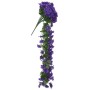 Guirnaldas de flores artificiales 3 uds morado oscuro 85 cm de , Coronas y guirnaldas - Ref: Foro24-359049, Precio: 20,90 €, ...