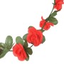 Guirnaldas de flores artificiales 6 uds rojo 250 cm de , Coronas y guirnaldas - Ref: Foro24-359040, Precio: 13,66 €, Descuent...