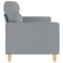 3-seater sofa in light gray fabric 180 cm by , Sofas - Ref: Foro24-359243, Price: 301,51 €, Discount: %