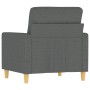 Sillón de tela gris oscuro 60 cm de , Sofás - Ref: Foro24-359220, Precio: 165,02 €, Descuento: %